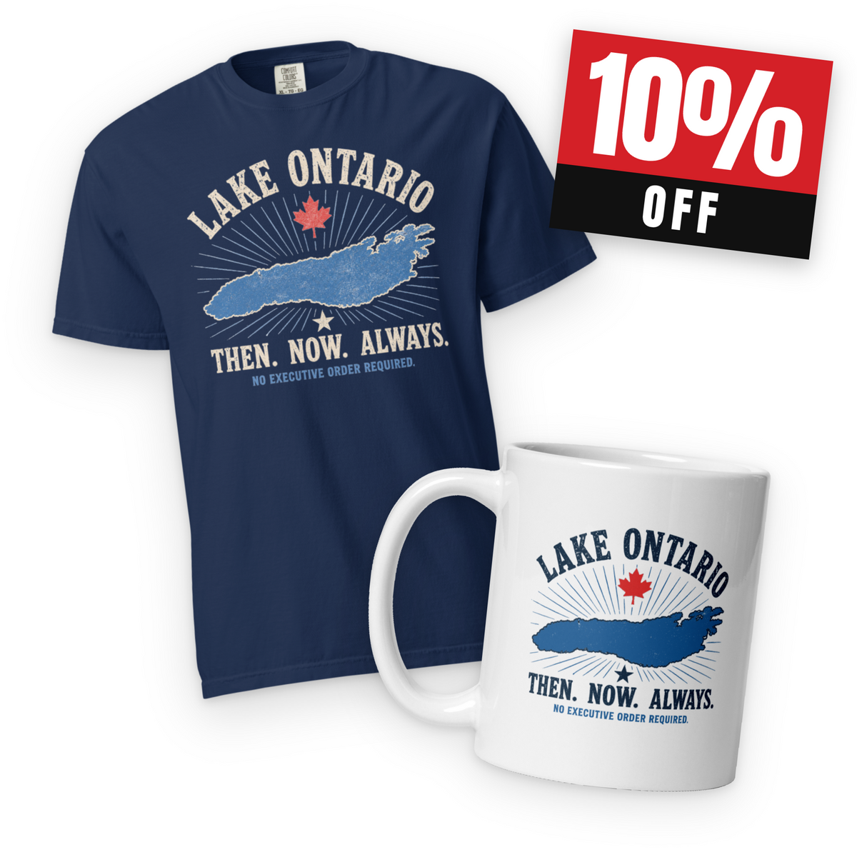 Lake Ontario Tshirt & Mug Bundle